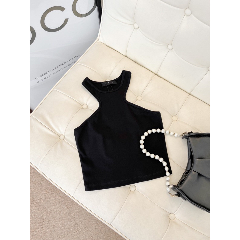 Crop thun 3 lỗ cách điệu