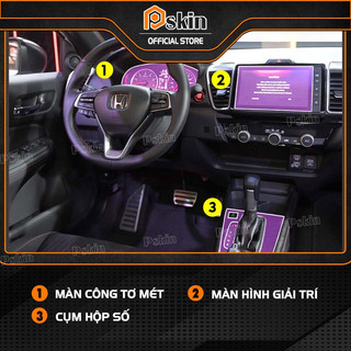 Dán PPF nội thất ô tô HONDA City 2021-2023 (Bản thường) chống xước, che mờ vết xước.