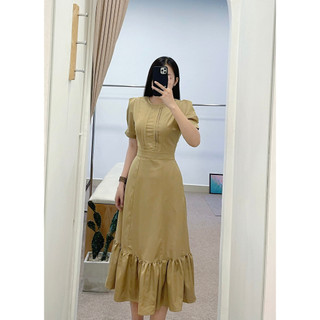 Đầm HO xếp ly dọc ngực KAMI