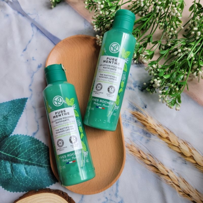 Nước hoa hồng toner pure menthe cho da dầu yves Rocher 150ml