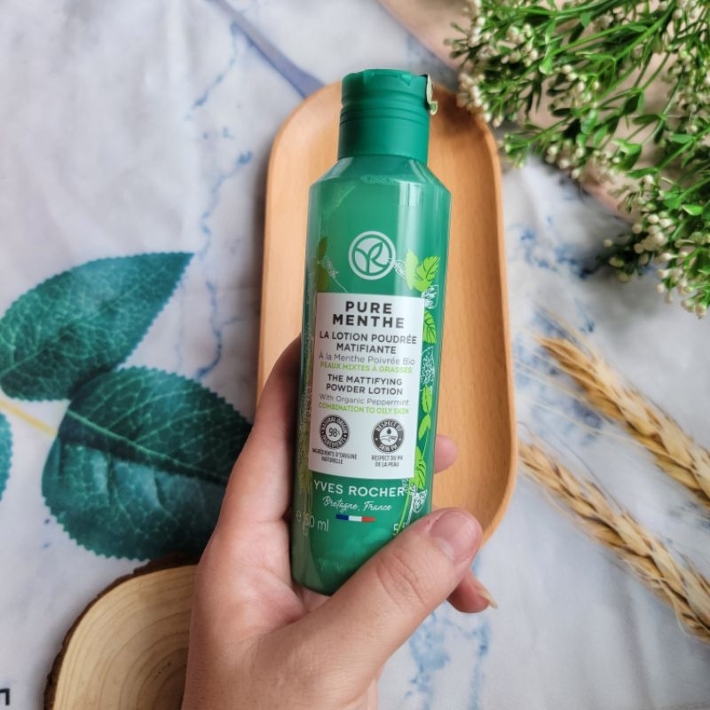 Nước hoa hồng toner pure menthe cho da dầu yves Rocher 150ml