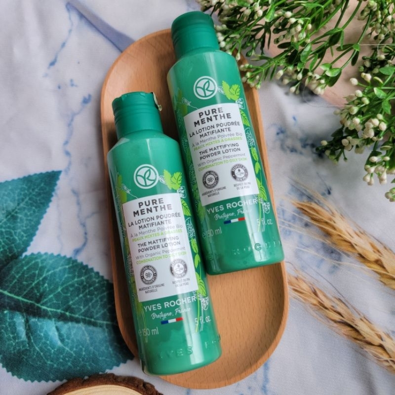 Nước hoa hồng toner pure menthe cho da dầu yves Rocher 150ml