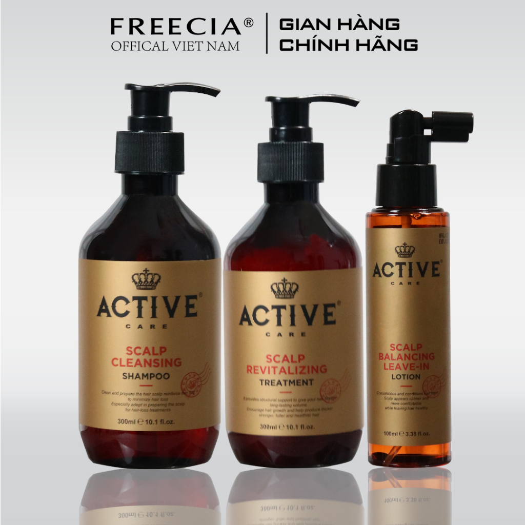 Combo Gội Xả Huyết Thanh (Lotion) ACTIVE Care Giảm Rụng - Kích Thích Mọc Tóc Con Nhanh