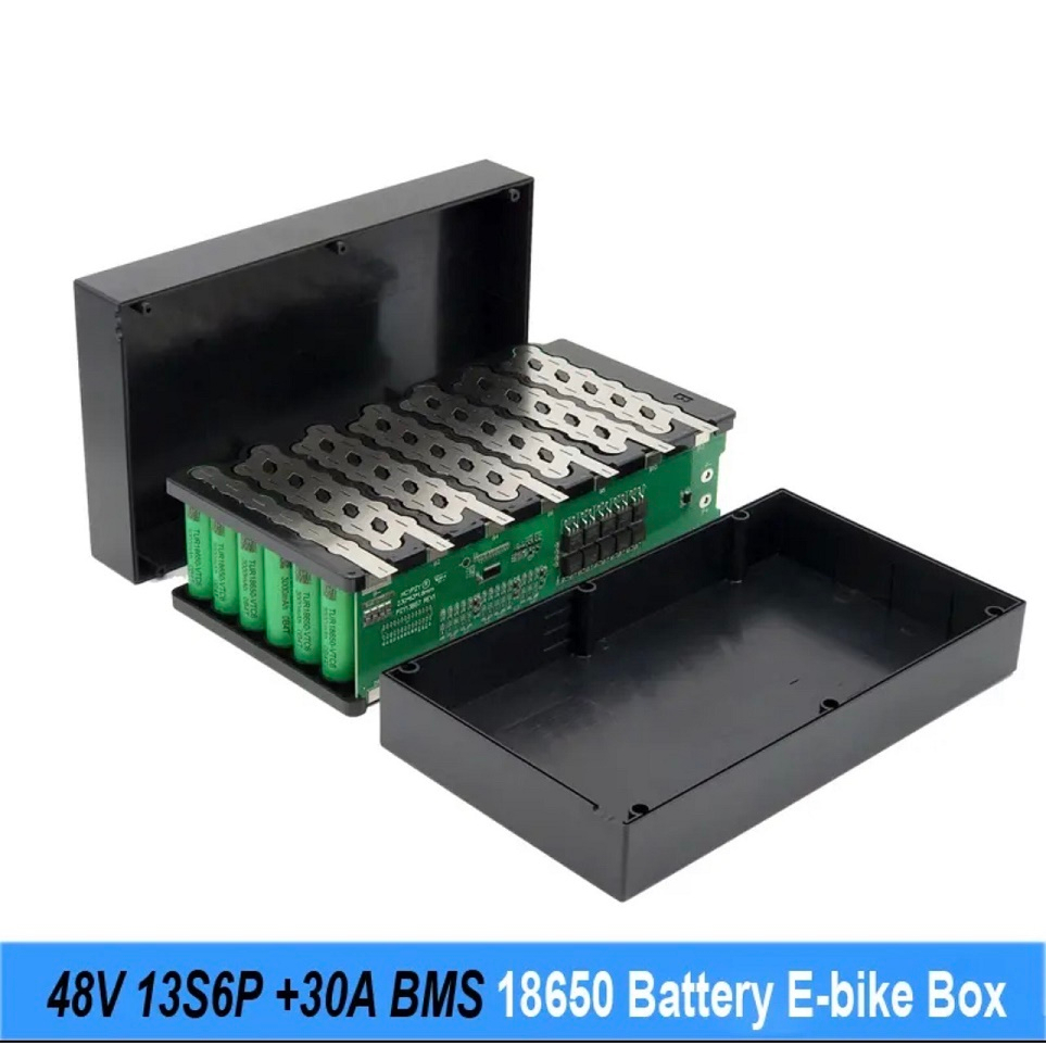 Box và khung nhựa kèm kẽm 13s 6p cho xe đạp điện.