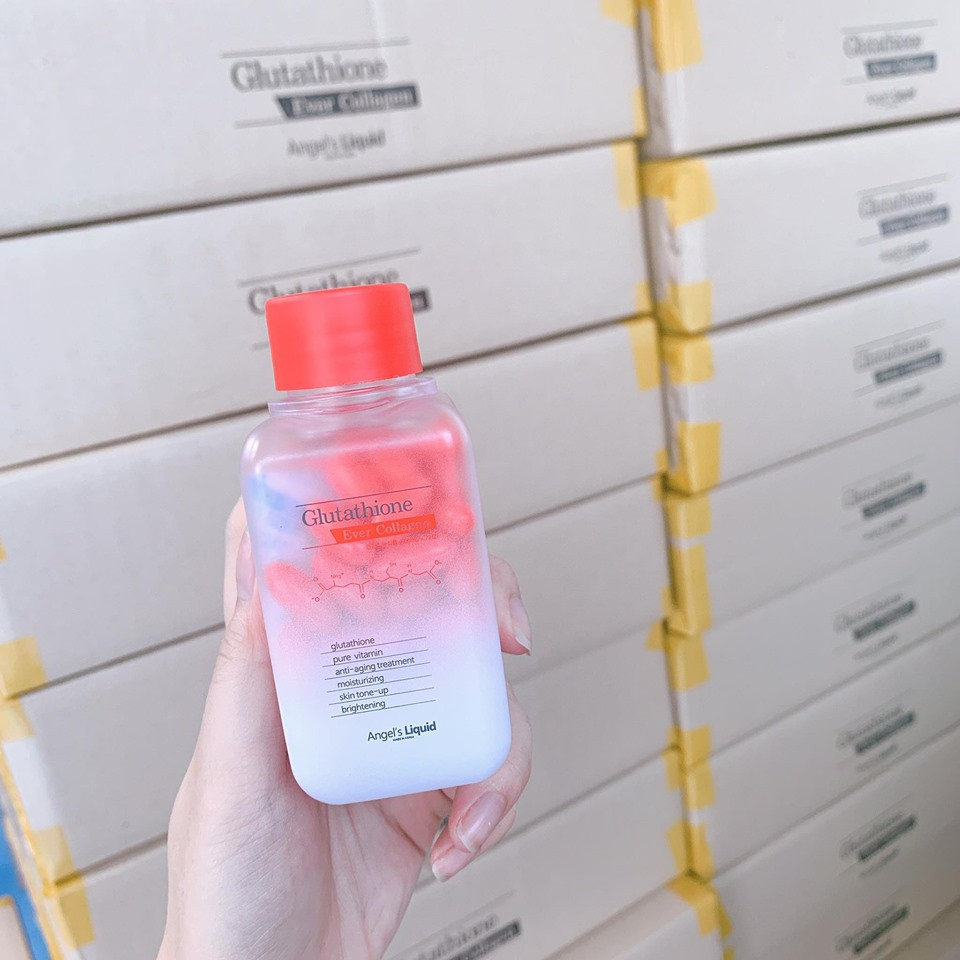 Viên Uống Trắng Da Angel's Liquid 7 Day Glutathione Ever Collagen - 72 Viên