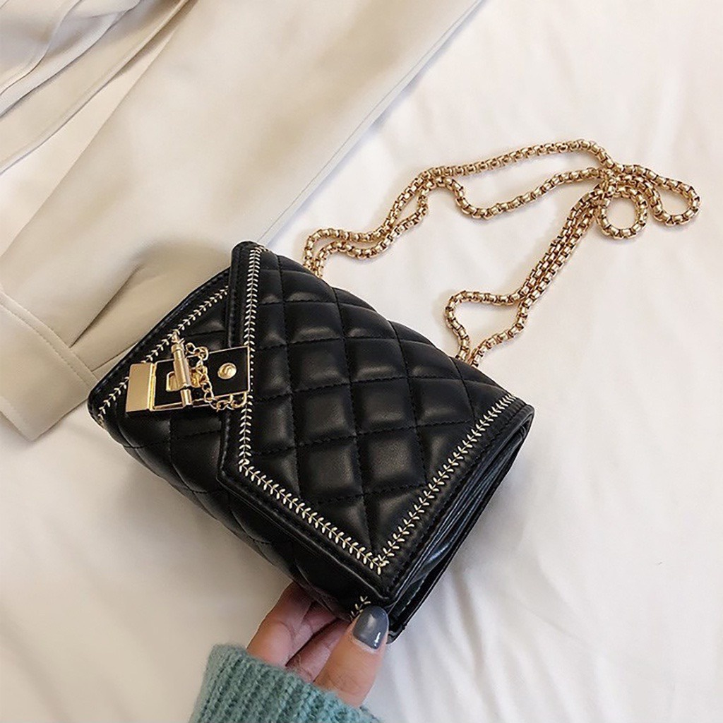 Túi Xách Đeo Chéo Nữ Xích Đồng ĐẹpTúi Có Phong Cách Hàn Quốc  CuTe 3 Ngăn Cao Cấp Bảo Hành 12 Tháng