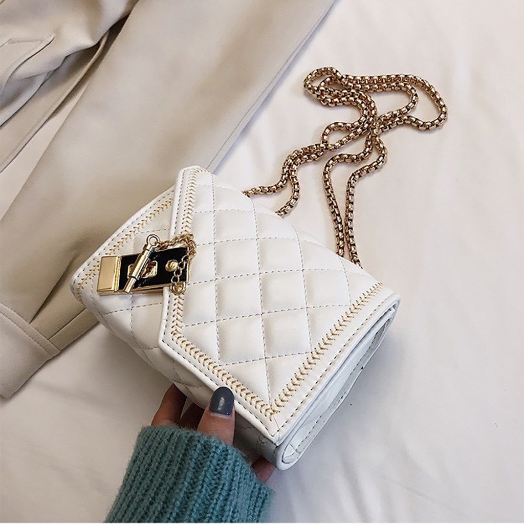 Túi Xách Đeo Chéo Nữ Xích Đồng ĐẹpTúi Có Phong Cách Hàn Quốc  CuTe 3 Ngăn Cao Cấp Bảo Hành 12 Tháng