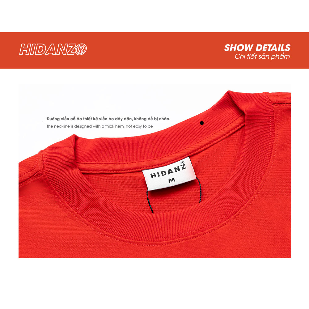 Áo thun Unisex tay lỡ cotton local brand HIDANZ - Series "Dằn Dơ" - Tết Holiday