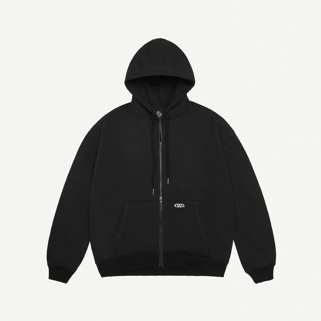METAL FULLZIP HOODIE/ Áo hoodie vải nỉ / GAMBLE WORLDWIDE