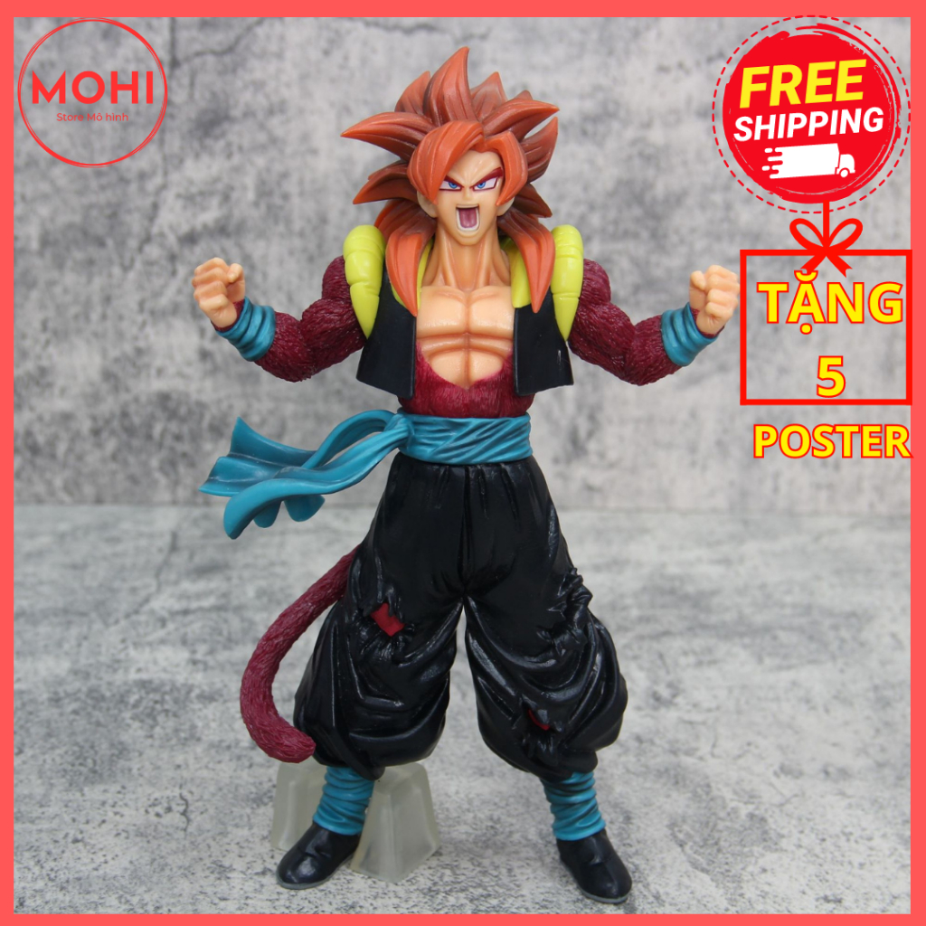 Mô hình Gogeta tóc xanh, tóc vàng, tóc đỏ- Gogeta Super Saiyan, Super Saiyan Blue, Super Saiyan 4
