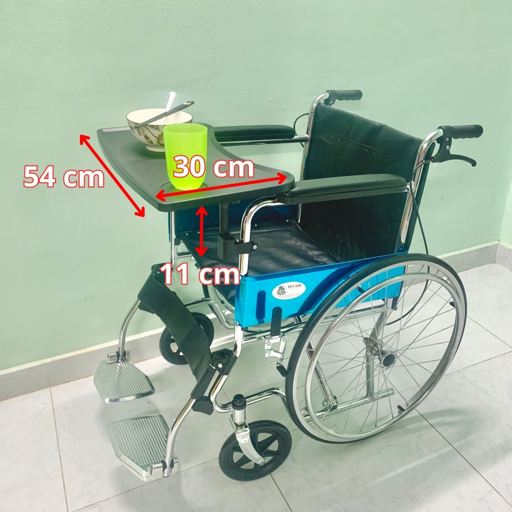 Bàn Ăn Cho Xe Lăn Dùng Cho Mọi Loại Xe, Có Thể Dễ Dàng Tháo Lắp Vệ Sinh
