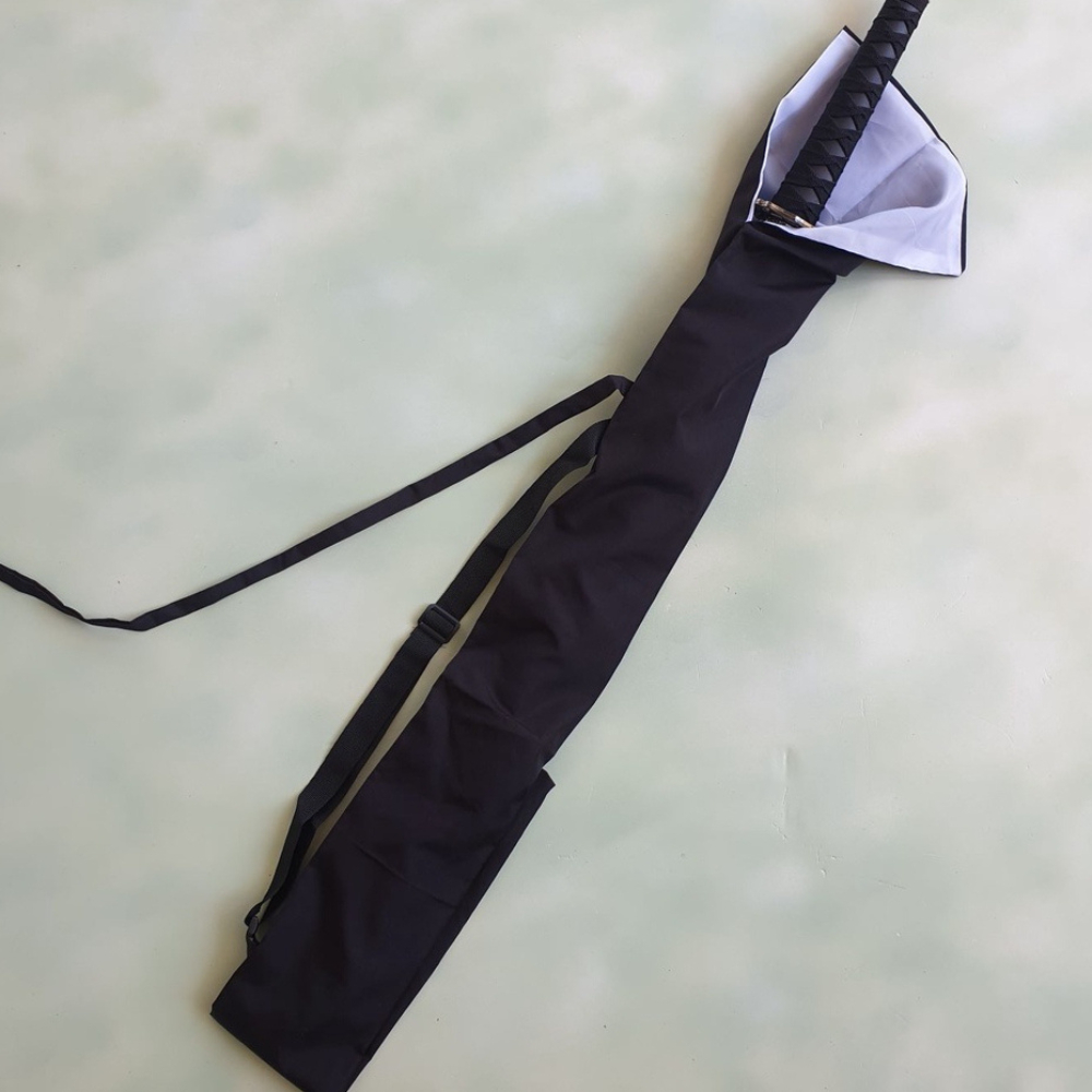 Túi vải đựng kiếm gỗ kiếm katana nhật bản, loại có đai đeo.