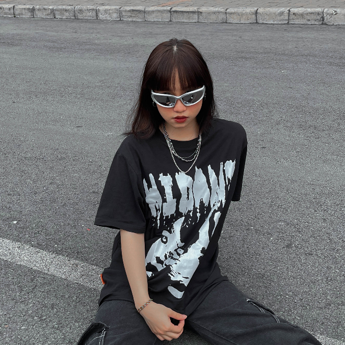 Áo thun Unisex tay lỡ cotton local brand HIDANZ - Tomie Creepy