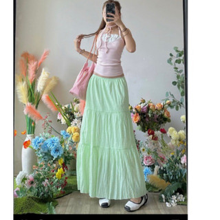 chân váy ren tầng
