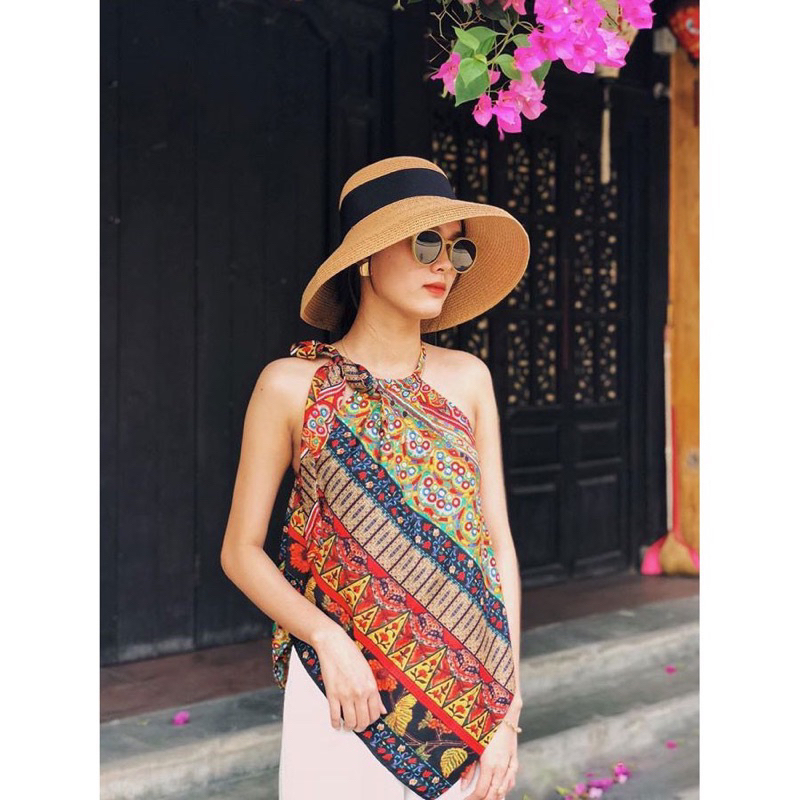 Áo yếm xéo chất đũi xịn đi biển 🌊 siêu hot