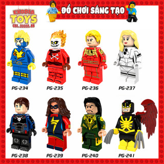 Xếp hình Minifigure Nhân vật siêu anh hùng vũ trụ Marvel - Đồ Chơi Lắp Ghép Sáng Tạo - POGO PG8065