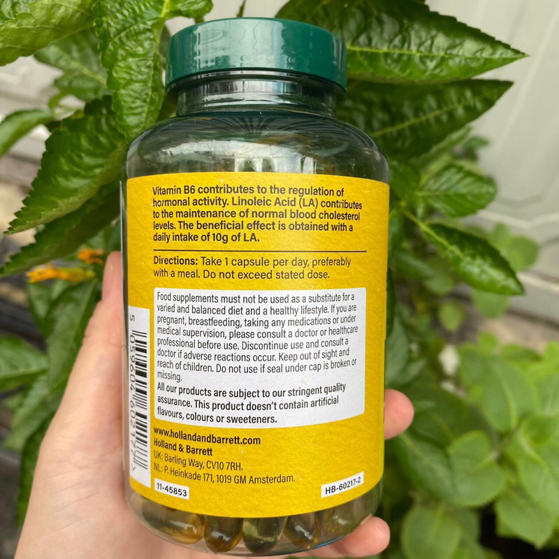 Viên hoa anh thảo Holland & Barret  Anh quốc UK 120viên