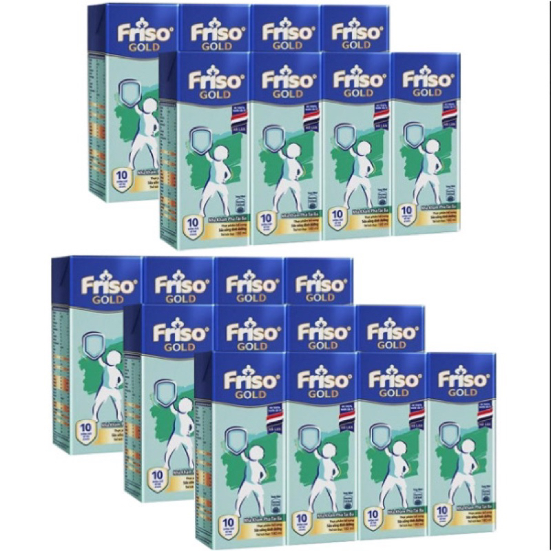 [Date T7/24]Thùng 48 hộp sữa Friso nước 180ml - Hàng thùng nguyên