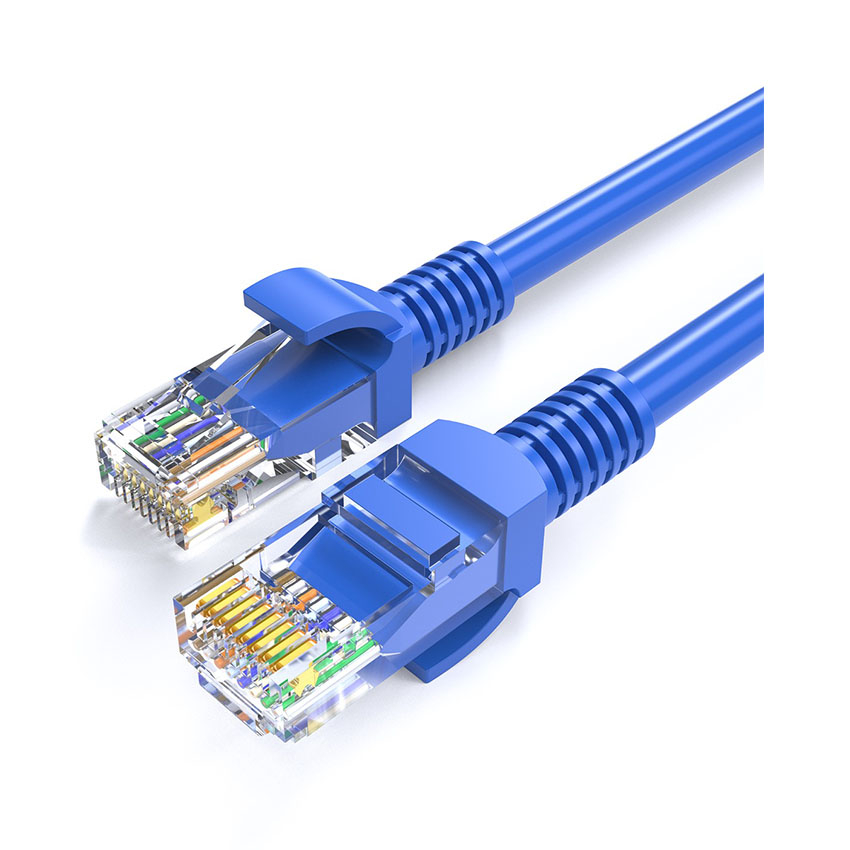 Cáp mạng LAN RJ45 UTP Cat 5E dài 1.5M 3M 5M 10M 15M 20M 25M 30M 40M 50M tùy chọn  cắm vô là xài