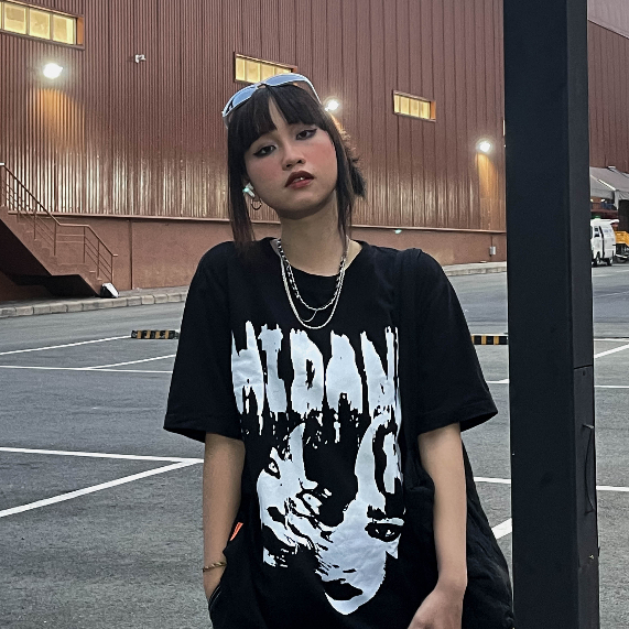 Áo thun Unisex tay lỡ cotton local brand HIDANZ - Tomie Creepy