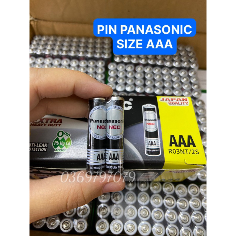 CẶP 2V PIN PANASONIC AAA 3A - PIN PANASONIC CHÍNH HÃNG made in Indonesia cong nghe Nhat Ban