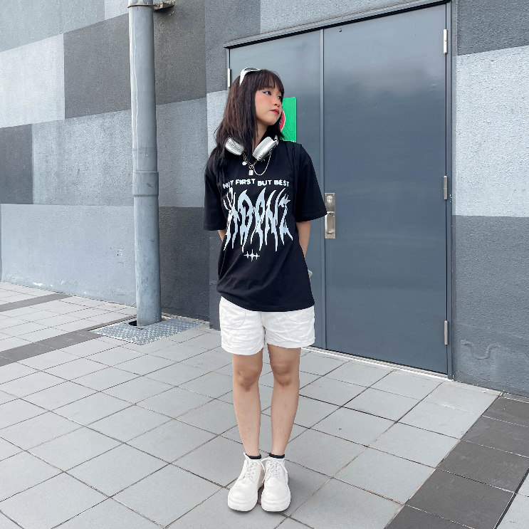 Áo thun Unisex tay lỡ cotton local brand HIDANZ - Not/But