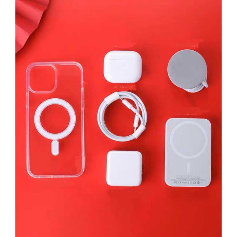 Combo 5 & 6 món phụ kiện dành cho ip sạc dự phòng,tai nghe bluetooth...