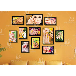 Bộ tranh nail/spa - set 11 tranh nail / spa dán tường - tranh cửa hàng nail / spa - tranh trang trí quán nail/spa