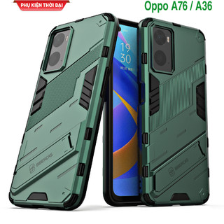 Ốp lưng Oppo A76 / A36 Iron Man Ver 2 chống sốc giá đỡ mặt lưng xem phim bảo vệ toàn diện siêu bền
