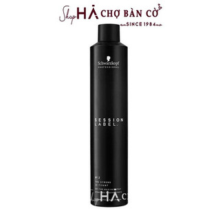 Keo xịt giữ kiểu tóc cứng schwarzkopf - session label 500ml #3