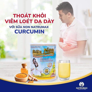 Sữa non natrumax curcumin lon 800g sữa nghệ cho dạ dày khỏe mạnh tặng 1 yến TW3 35% yến tam thất bắc