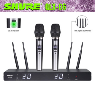 micro không dây cao cấp,shuer/QLX-D2/D6 microphone wireless,micro hát karaoke không dây chống hú