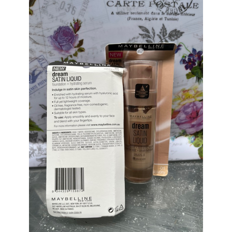 Kem nền Maybelline Dream Satin Liquid Foundation Hydrating Serum 30mL