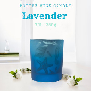 Nến cốc 250g 8oz lưu hương lâu, nến thơm không khói hương oải hương, nhài trắng, cam quế, hương thảo dịu mát, an nhiên