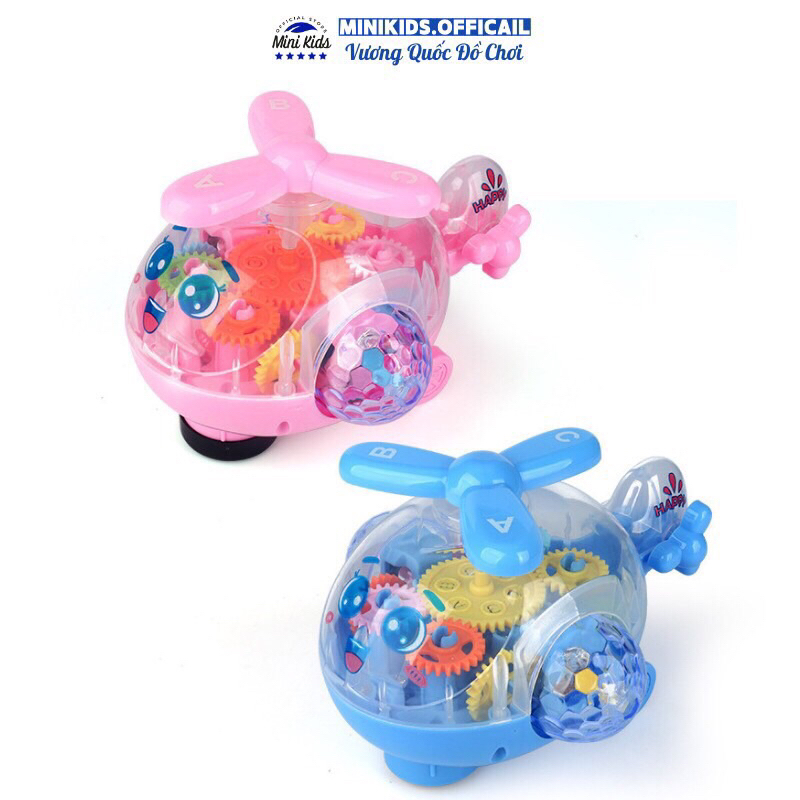 đồ chơi máy bay chạy pin có đèn và nhạc cho bé