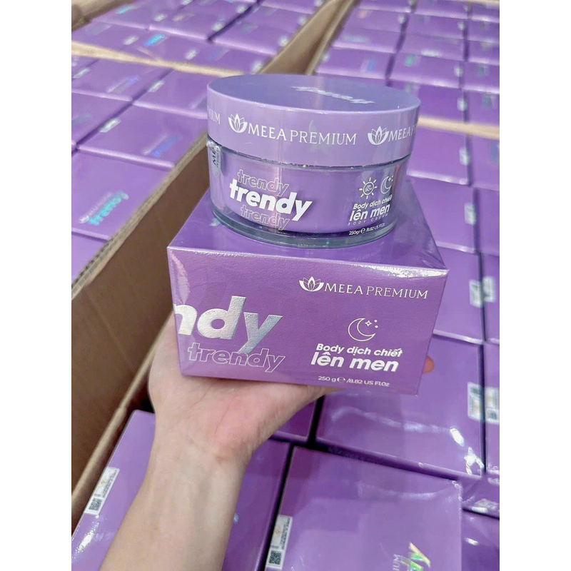 Kem Body Trendy Meea Dịch Chiết Lên Men