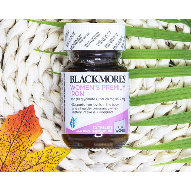 Viên Sắt bầu Blackmores Pregnancy Iron, Úc  ngừa thiếu máu không gây táo bón cho mẹ bầu và sau sinh