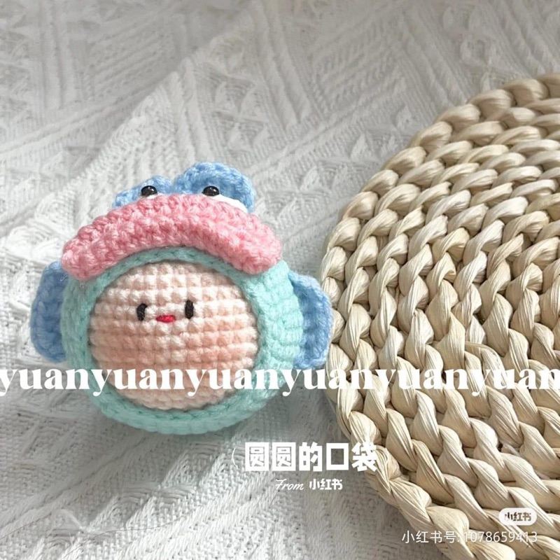 Móc khoá mochi cá mồm loe