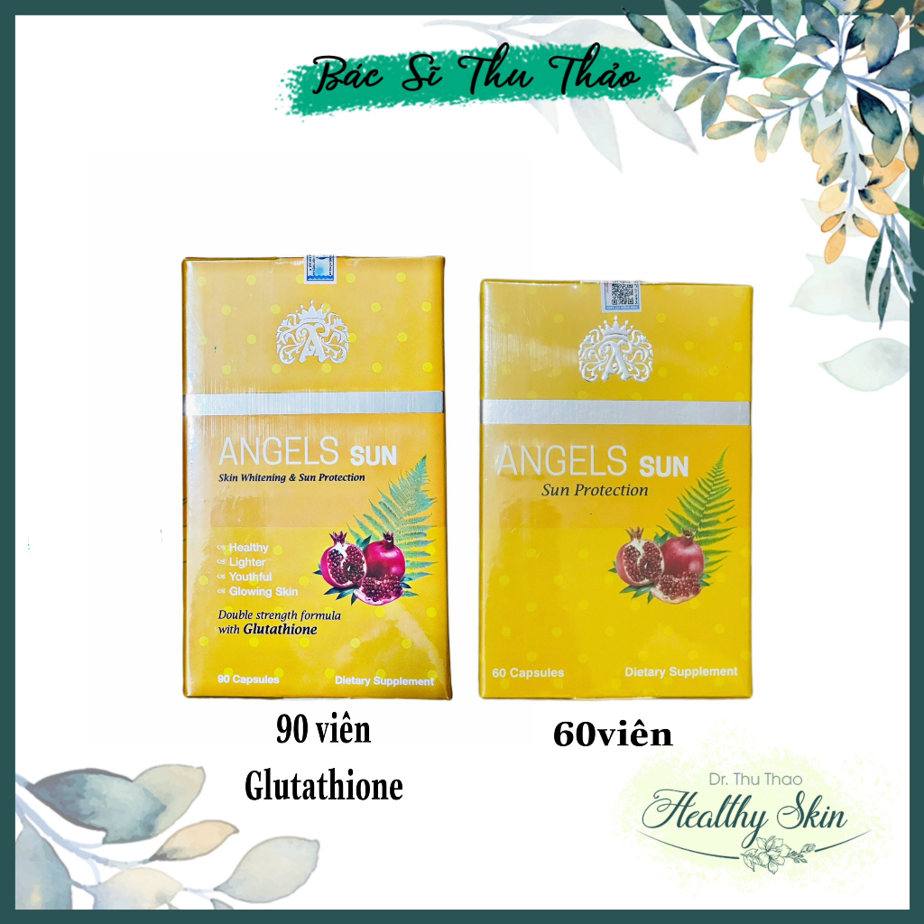 VIÊN UỐNG HỖ TRỢ CHỐNG NẮNG - SÁNG DA ANGELS SUN - SUN PROTECTION