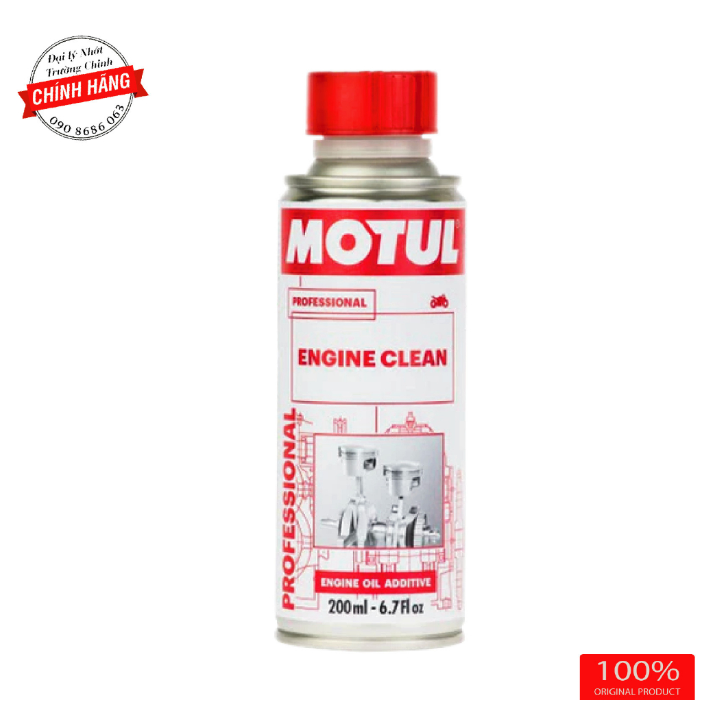 Dung dịch Vệ sinh động cơ Motul Engine Clean Moto 200ML