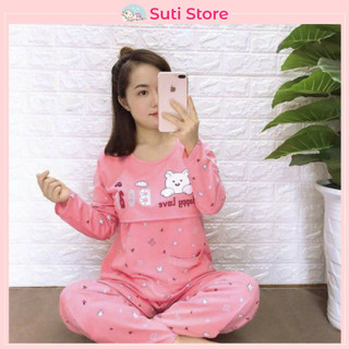Bộ đồ bầu và sau sinh vạch ti cotton cho mẹ