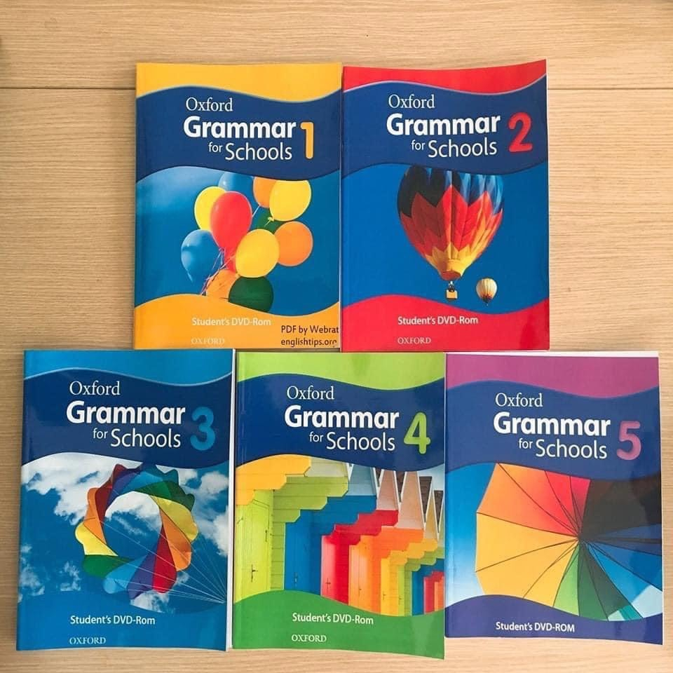 Oxford Grammar trọn bộ màu tặng thèm file nghe level 1 - 5