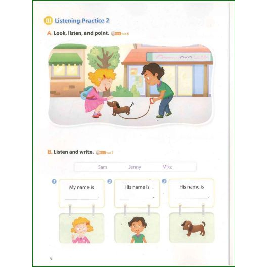 Listen up  level 1 - 2 - 3 màu tặng file nghe