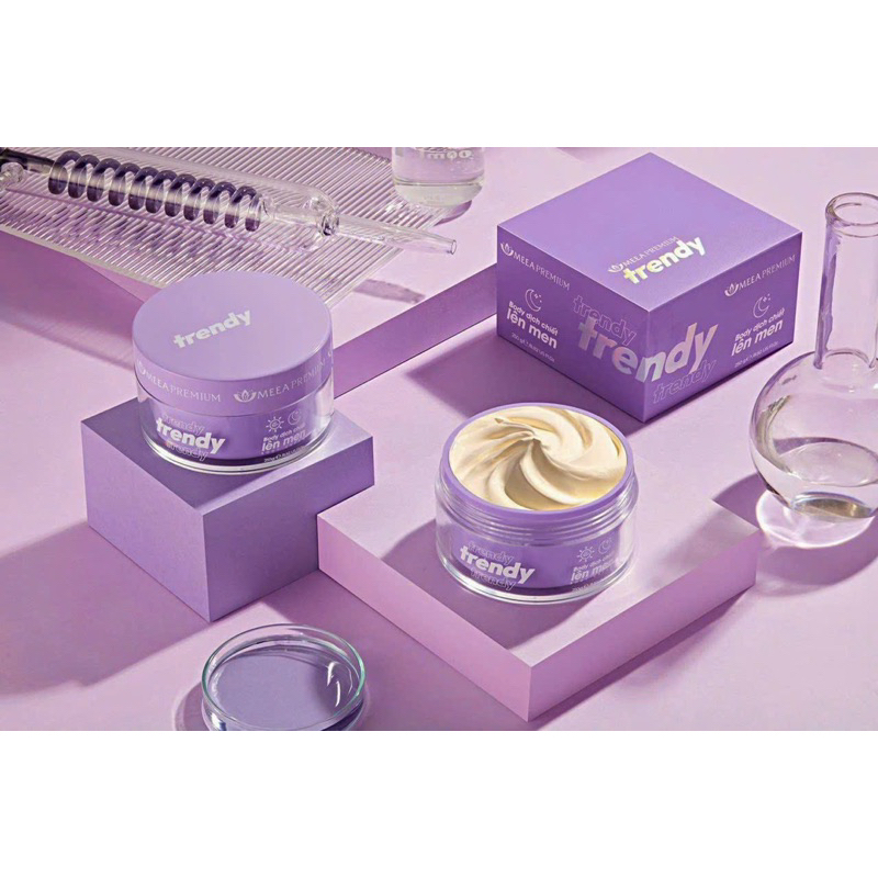 Kem Body Trendy Meea Dịch Chiết Lên Men