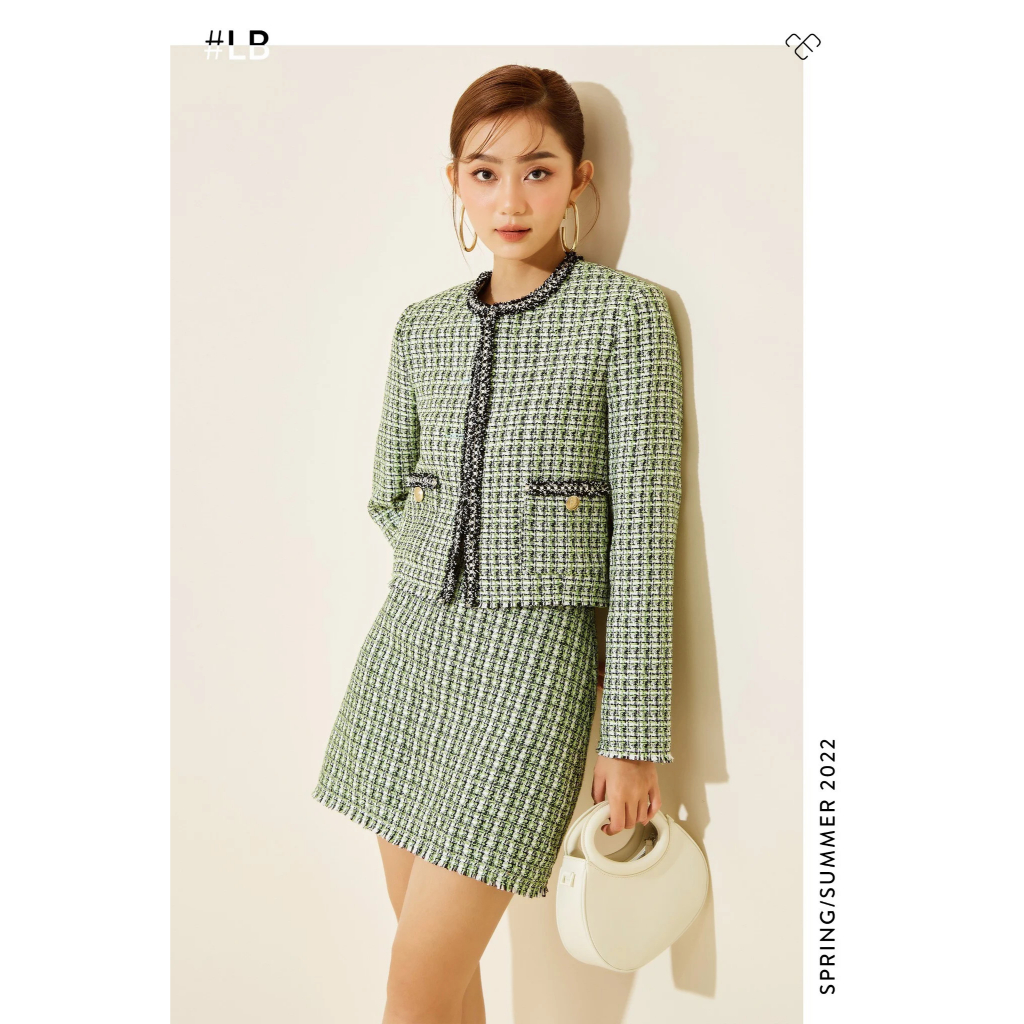 Váy A tweed - Everluxe