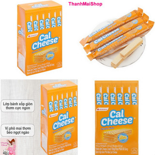 Combo 2 hộp Bánh xốp nhân phô mai Cal Cheese 153gr TP001x2 (1 hộp gồm 18 thanh x 8.5gr)
