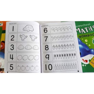 Sách - Preschool Maths Workbook ( Bộ 3 cuốn)