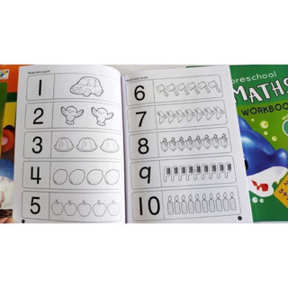 Sách - Preschool Maths Workbook ( Bộ 3 cuốn)