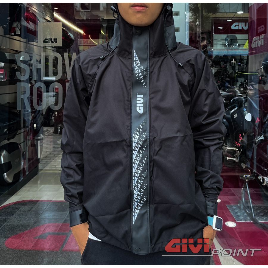ÁO KHOÁC GIVI CHỐNG NƯỚC GJ01.AX-NN Đen - Biker Sài Gòn