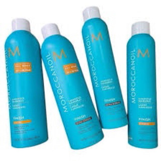 MOROCCANOIL FINISH STRONG Gôm Xịt Giữ Nếp Linh Hoạt Luminous Hair Spray